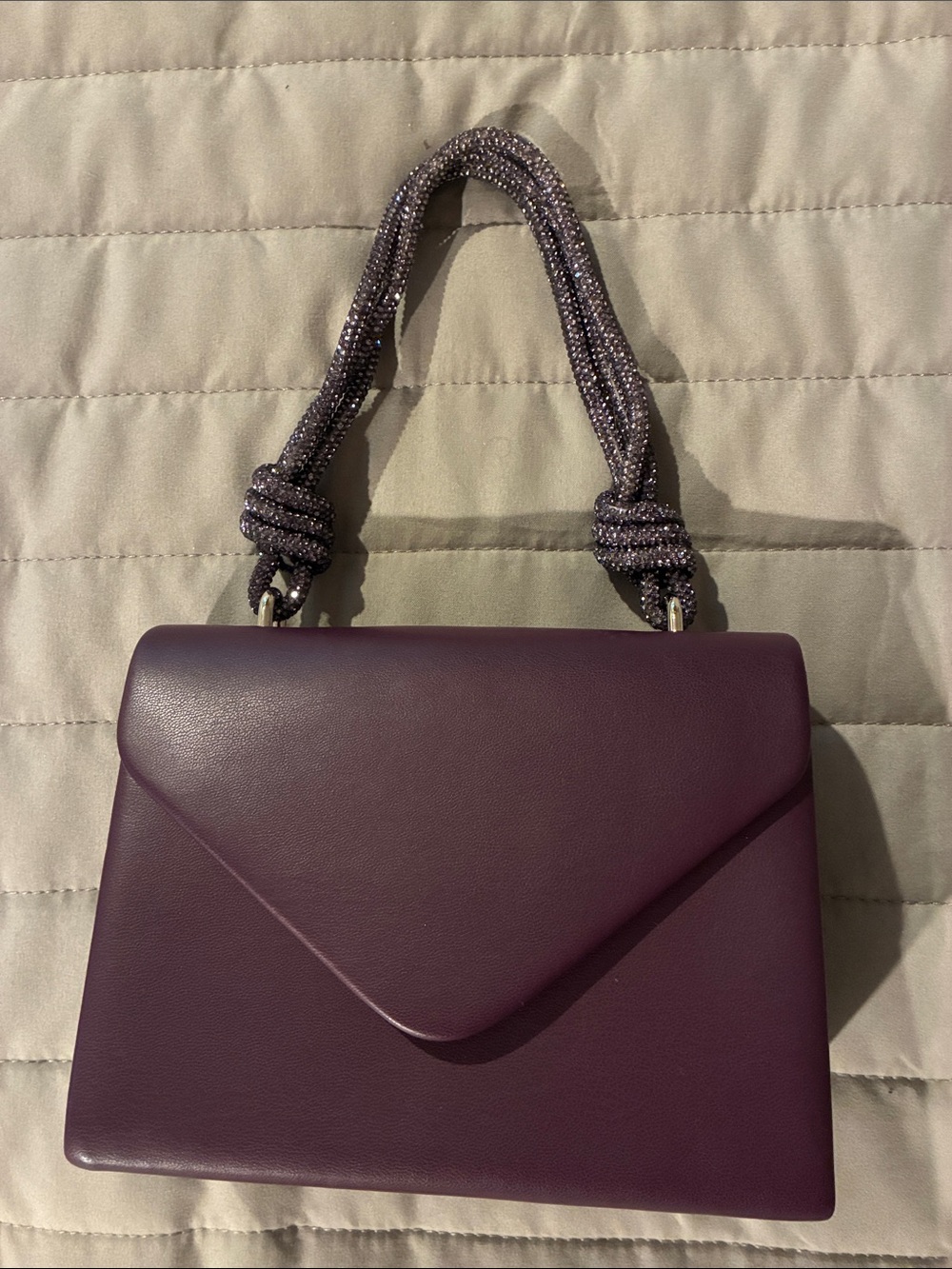 💜Elegant Purple beautiful Style Women’s Handbag cross body optional 💜